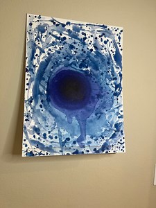 Deep Violet Vortex Painting - Etsy