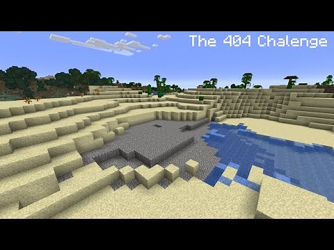 I Played The 404 Challenge In Minecraft 1.20