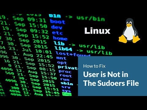 How to Fix User is Not in The Sudoers File Error - Ubuntu or Linux Mint