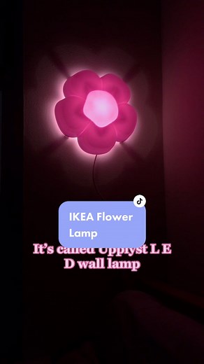 IKEA should sponsor me...but only for lamp reviews #ikea #flower #lamp #fyp