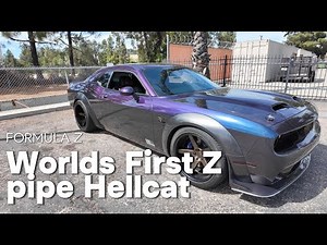 “WORLD’S BEST SOUNDING HELLCAT with Formula Z Pipe 🔊”