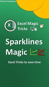 146K views · 9.5K reactions | Excel tricks to save time ❤️✅ Sparkline in excel . . (Excel, Excel tips, Excel tricks, Excel hacks, Excel tutorials, excel shortcuts, ms excel, ms excel tips, Ms excel tricks, excel functions, excel formula, excel data, spreadsheets) . #excel #exceltips #exceltricks #msexcel #excelformula #exceltutorials #spreadsheets #excelforbeginners #exceltipsandtricks #excelhacks #excelfunction #msexceltutorials #msexcelips | Vision Computers | Facebook