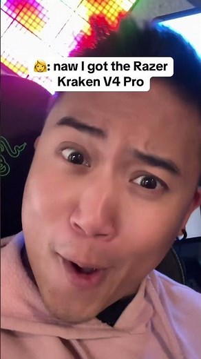 The Chroma RGB on the Razer Kraken V4 Pro is stunning 🤩🌈#razer #krakenv4pro #gamingheadset