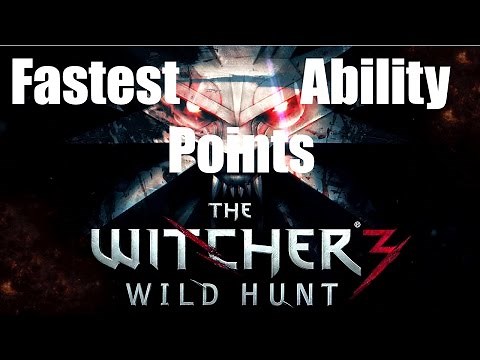 How To Get Ability Points In Witcher 3 Fast