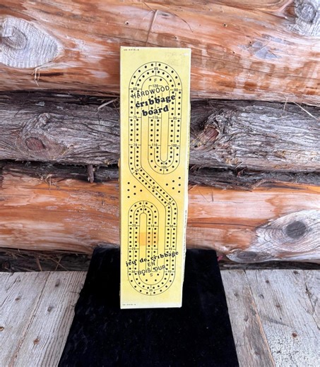 Vintage Wooden Cribbage Board Game With Markers & Score Kepper. Made in Taiwan. - Etsy Canada