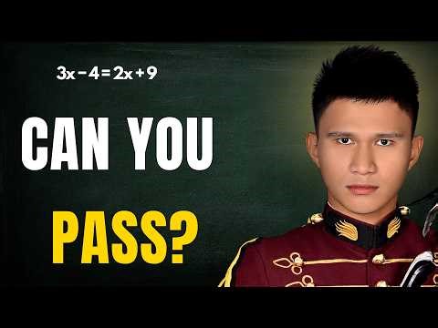 Basic Linear Equations Test | Entrance Exam Review Part 1