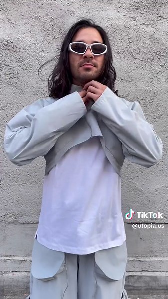 Creating a Stylish Wavy Crop Jacket | Sewing TikTok Tutorial