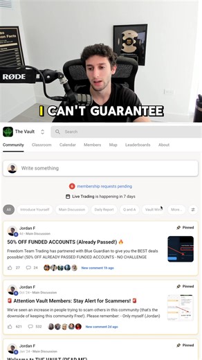 Thousands of people are already inside The Vault leveling up their skills and learning from each other. Why stay on the outside? It’s 100% free to join, and you’ll get access to powerful insights, conversations, and strategies that can change the way you think. Don’t miss out—jump in today! | Freedom Team Trading