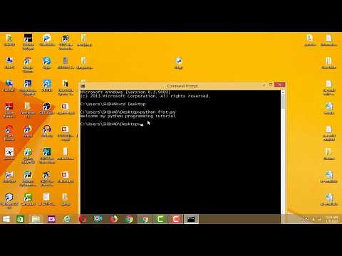 #Run python file using cmd or command prompt