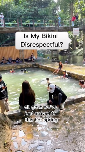 This was a tough one for me. There’s nothing against bikinis here from what we can tell, but nobody seems to use them in this area. | Quench Your Adventure