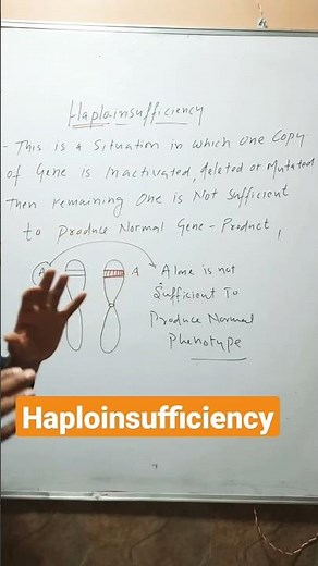 Haploinsufficiency