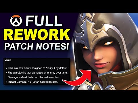 Sombra Rework Full Patch Notes! - Overwatch 2 Season 7 Balance Changes