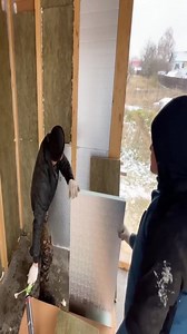 Amazing wooden wall insulated panel connection assembly working skills | Structure build tips