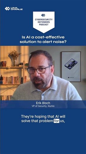 Is AI a cost-effective solution to alert noise? #cybersecurity #AI #SOC #podcast