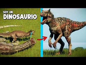 EVOLUCIONO a INDOTAURUS! LA TRISTE HISTORIA DEL PEQUEÑO CARNOTAURUS Soy un Dinosaurio JW Evolution 2