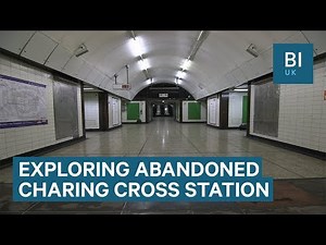 Inside The Abandoned Part Of London's Charing Cross Underground Station