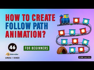 How To Create Follow Path Animation in Blender - Class 46 | Follow Path Animation For Beginners