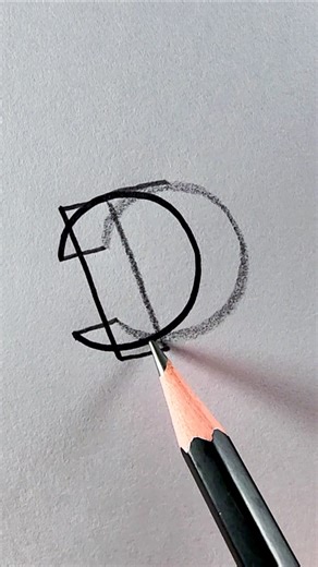 Double lines pencil sketch #pencilsketch #drawing #drawingtechniques