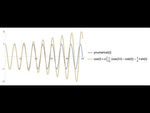 Lecture 22: Introduction to the method of multiple scales