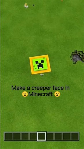 Minecraft creeper face 👽😮#minecraft #shorts