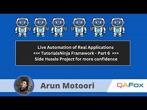 Framework Implementation in Live Automation Project 1 - Part 6 (Selenium Java)