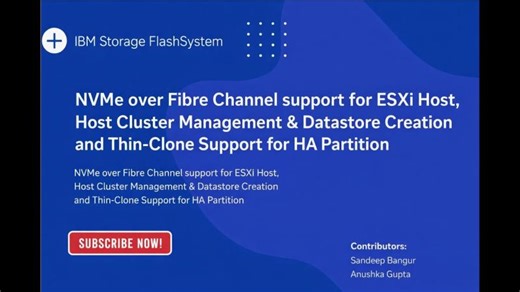 IBM Storage FlashSystem: Virtualize Plugin for vSphere 2.2 | Anushka Gupta