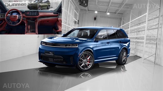 Fourth-Gen 2027 Dodge Durango RT Gets Digitally Previewed in Ritzy Colors, Inside and Out