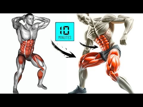 10-Minute Standing Workout to Build Strong Legs While Belly Fat Burns Away