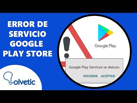 Cómo solucionar error de servicio de Google Play Store ✔️