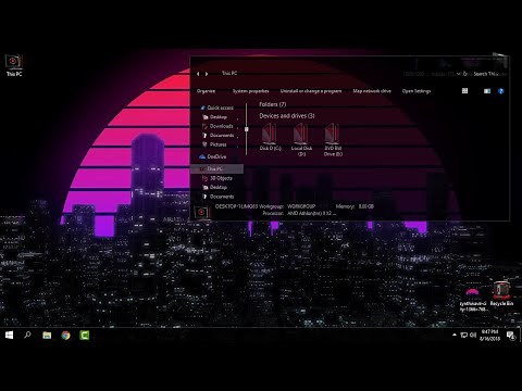 How to apply full glass - system transparency on Windows 10