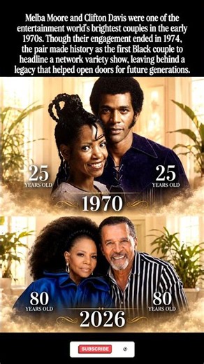Melba Moore and Clifton Davis made television history despite their breakup #melbamoore