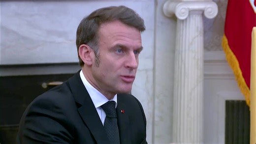 US President Donald Trump and French President Emmanuel Macron showed stark differences regarding the war on Ukraine. Macron’s visit to the White House comes as Europe grows alarmed over Trump’s hardening stance toward Ukraine and overtures to Moscow https://reut.rs/3EUh2gh | Reuters