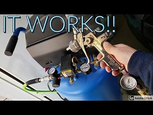 Testing Mastercraft 26 Gallon Air Compressor With SATA Spray Guns