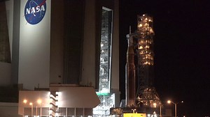 ESA Television - Videos - 2021 - 10 - European Service Module B-Rolls - Artemis 1 GVs Roll Back from Launch Pad to Vehicle Assembly Building (VAB)