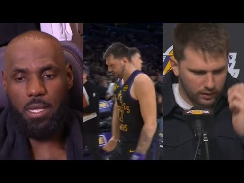 LeBron James said that we couldn't win the game because of Luka Doncic's mistake 😳