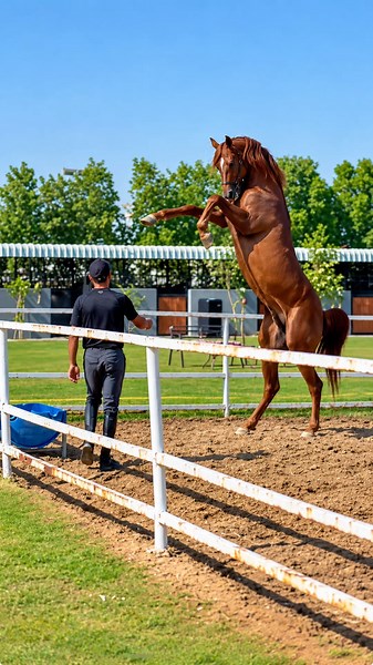 How Powerful Is the Arabian Stallion? 😱🐎