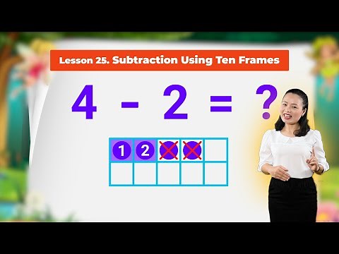 Lesson 25. Subtraction Using Ten Frames | Kindergarten Math | Math For Kids