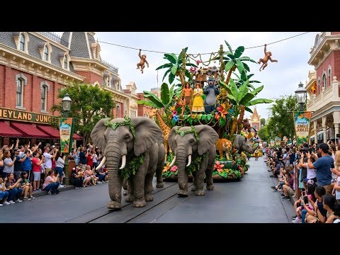 Disneyland Full Jungle Parade in Ultra HD 4k Experience