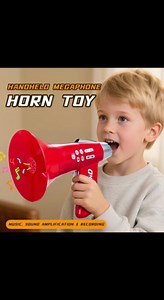 NiceGo Voice Changer Megaphone for Kids, Pink, 4 Voice Modes with Colorful Lights, Volume and Echo Controls, Includes Neck Strap, Ages 3-8 (Red)