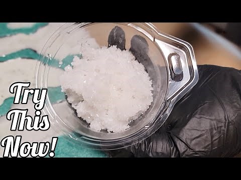 💕NEW! Stunning Effects! Acrylic Pouring & Epsom Salt Crystal's! Acrylic Pour Painting