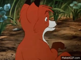 The Fox And the Hound - Cooper & Todd [ BEST FRIENDS ] ☆ ENGLISH [ HQ ] on Make a GIF