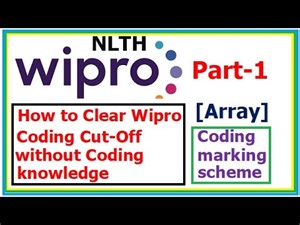 How to clear Wipro coding cut-off without Coding knowledge? How Wipro checks your coding solution?