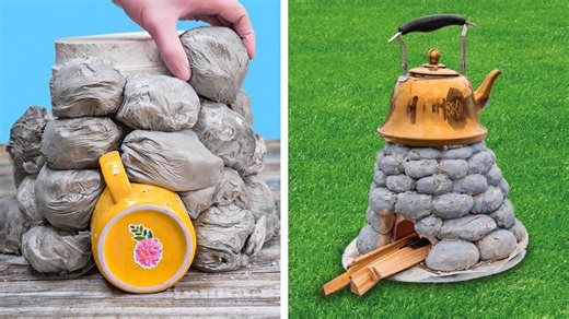 Build your own backyard cement oven: simple diy project for outdoor cooking | 5-Minute Crafts UK