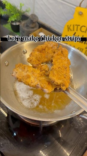 "Crispy & Juicy Chicken Strips Recipe ✨| Perfect Homemade Fried Chicken Every Time!"