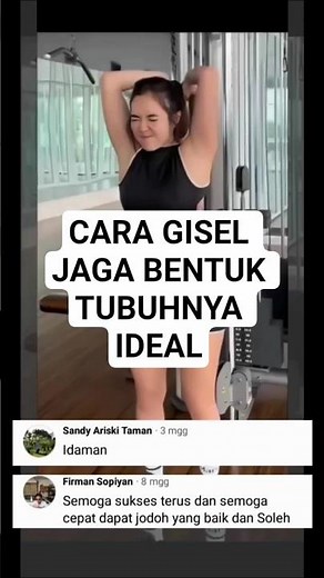 Rahasia Gisel Tetap Kencang! Intip Rutinitas Olahraga Mama Gempi ini..