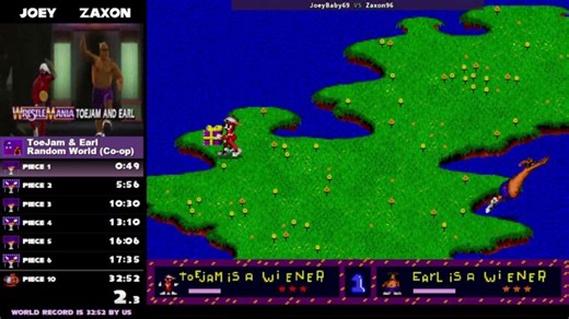 ToeJam & Earl Random World Co-op Speedruns with @zaxon96