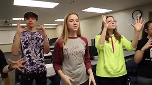 42K views · 710 reactions | Students in Larry Leonard's sign language class at Bedford North-Lawrence High School sign the "Star-Spangled Banner" during class on Thursday, March 14, 2019. | The Times-Mail | Facebook