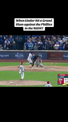 Francisco Lindor Grand Slam vs Phillies NLDS Highlights