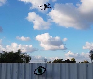 Using a Drone to Hang Stuff on Fences Beams and Other High Places