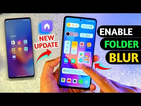 Official Mi System Launcher With Blur Folders - New Update - Install Now